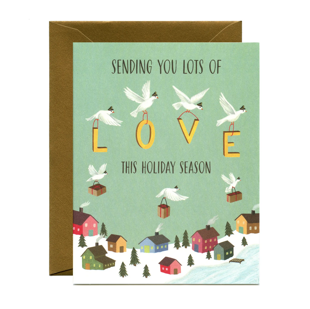 Yeppie Paper - YP Sending Holiday Love Card