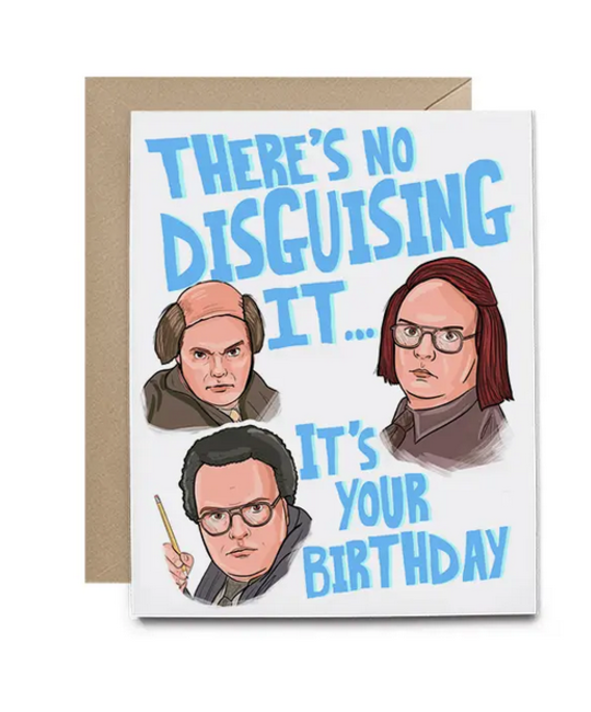 Hello Harlot - HH Dwight Disguise Office Birthday Card