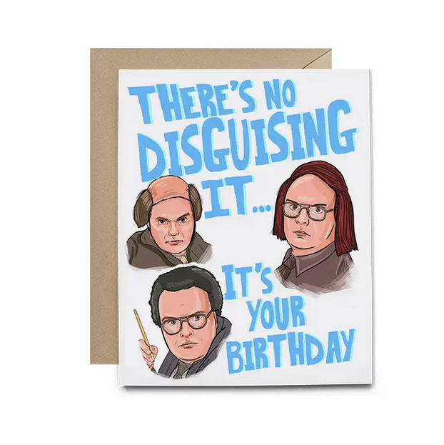 Hello Harlot - HH Dwight Disguise Office Birthday Card