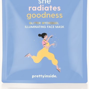 Prettyinside She Radiates Goodness Glitter Hydrogel Face Mask