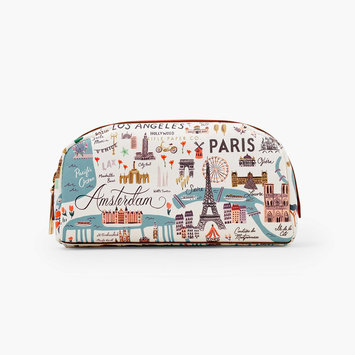 Rifle Paper Co - RP Rifle Paper Co - Bon Voyage Small Cosmetic Pouch