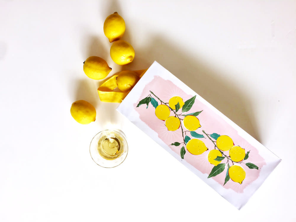 Driscoll Design - DRD Lemons Wine Bag