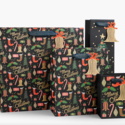 Rifle Paper Co - RP Rifle Paper Co - Deck the Halls Wine Gift Bag