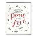 Ink Meets Paper - IMP A Season of Peace and Love, Set of 6 Holiday Cards