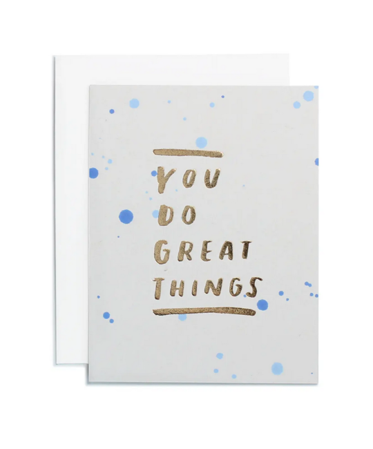 Moglea - MOG Hand-painted Great Things Card