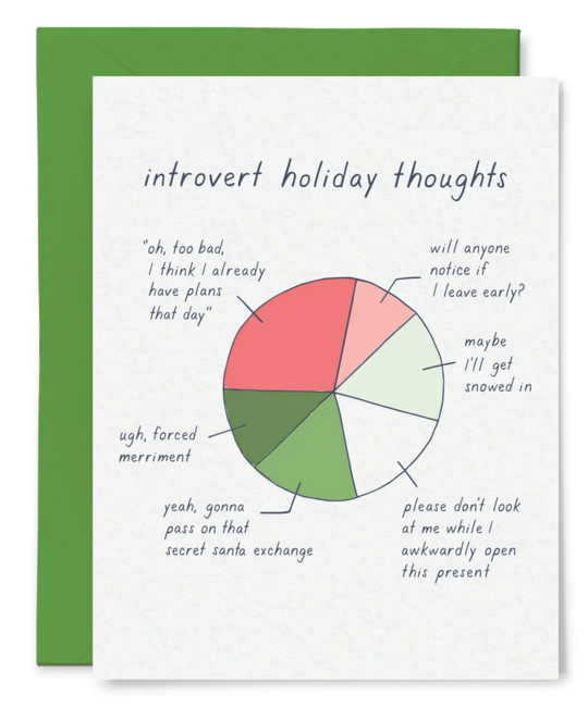Tiny Hooray - TIH (formerly Little Goat, LG) Introvert Holiday Card