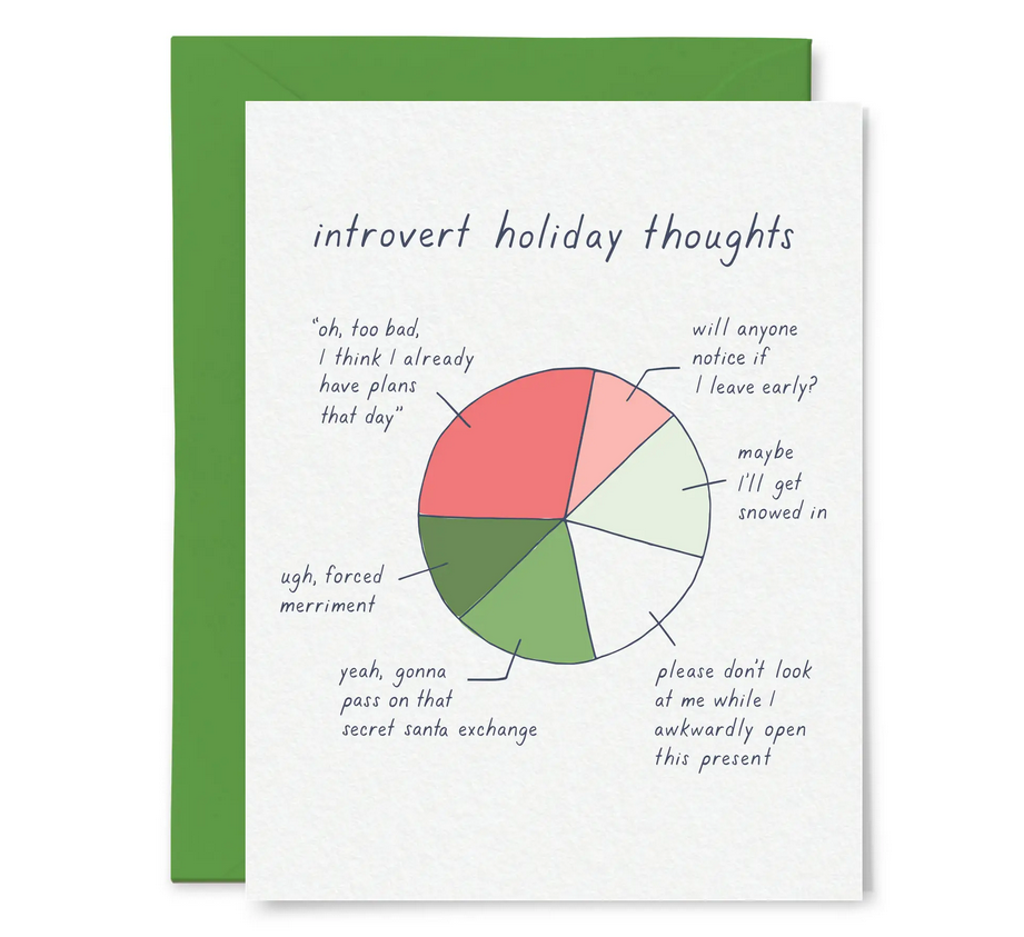 Tiny Hooray - TIH (formerly Little Goat, LG) Introvert Holiday Card