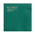 Sapling Press - SAP Merry Cocktail Napkins, Box of 20