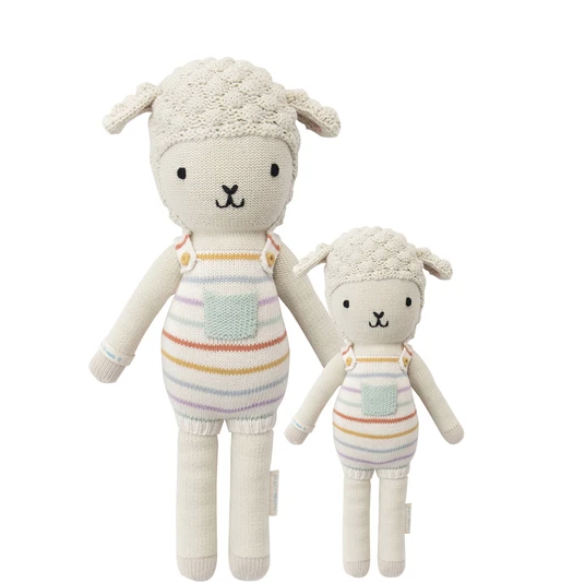 Cuddle + Kind Cuddle + Kind - Avery the Lamb 13"  Knit Doll