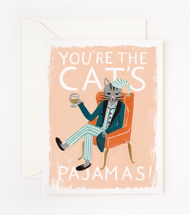 Rifle Paper Co - RP Rifle Paper Co. - Cats Pajamas Card