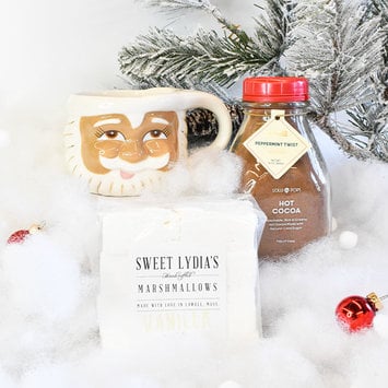 Gus and Ruby Letterpress - GR Cozy Santa Mug Hot Cocoa Gift Box 2021