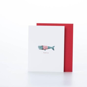 E. Frances Paper Studio - EF EFGCTY0002 - Stripey Whale Thanks