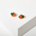 Larissa Loden Jewelry - LLJ Gold-plated Strawberry Post Earrings