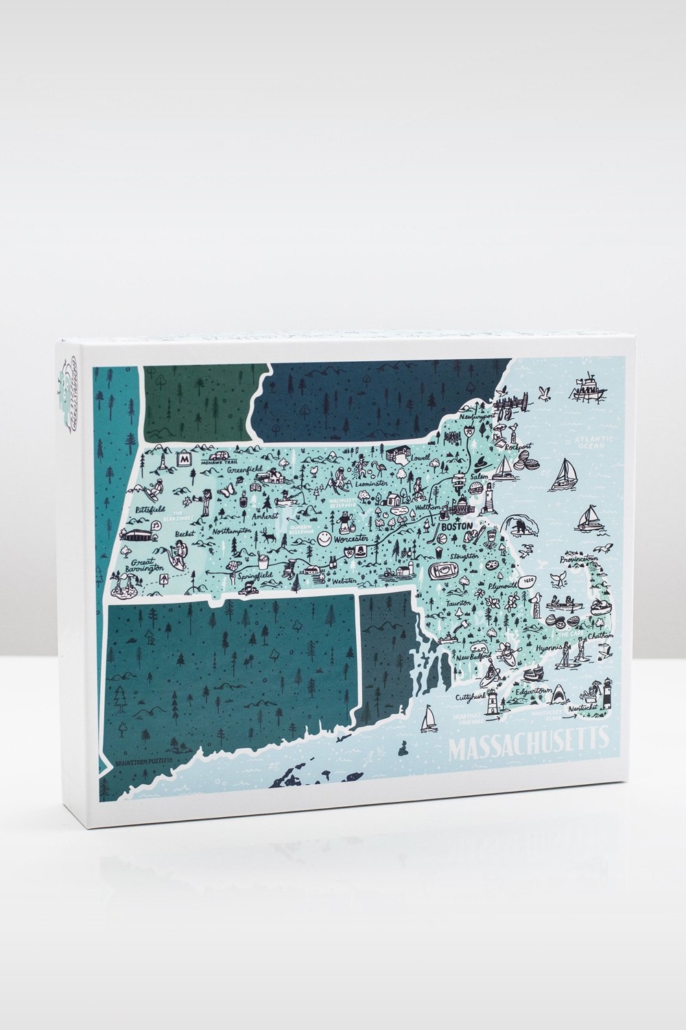 Brainstorm Print and Design - BS Massachusetts State 500 Piece Puzzle