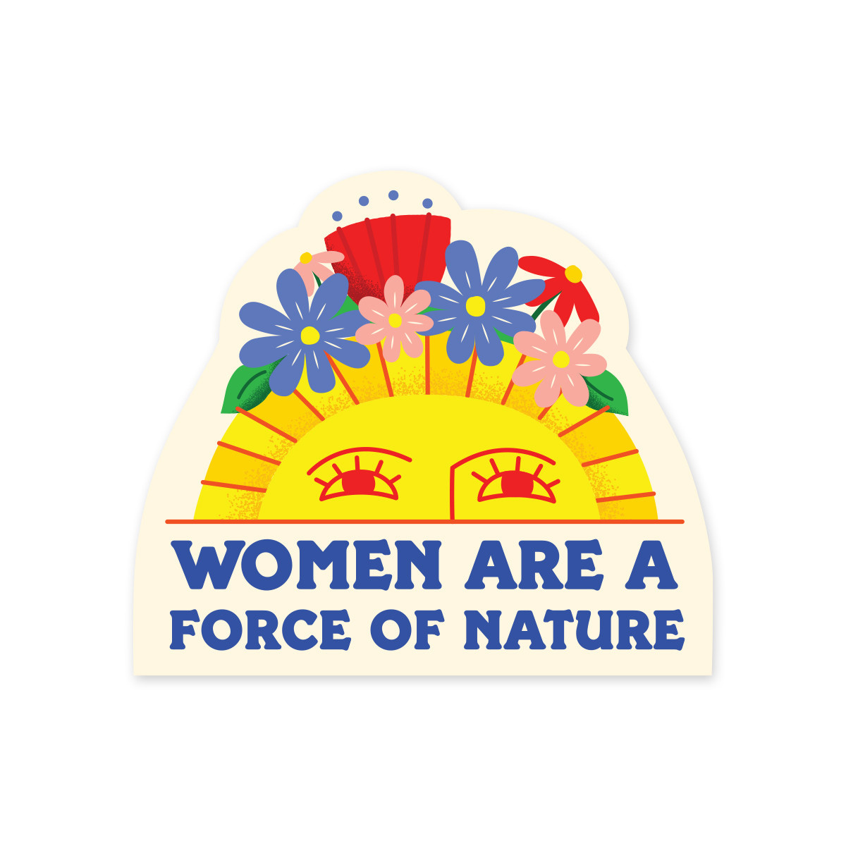 Seltzer - SE SE ST - Women Nature Sun Sticker