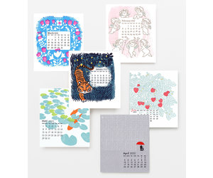 2022 Letterpress Desk Calendar - Gus And Ruby Letterpress