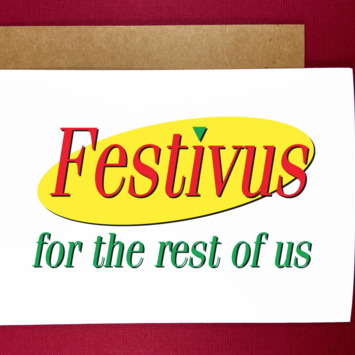 The Red Swan Shop - RSS Festivus Holiday Card
