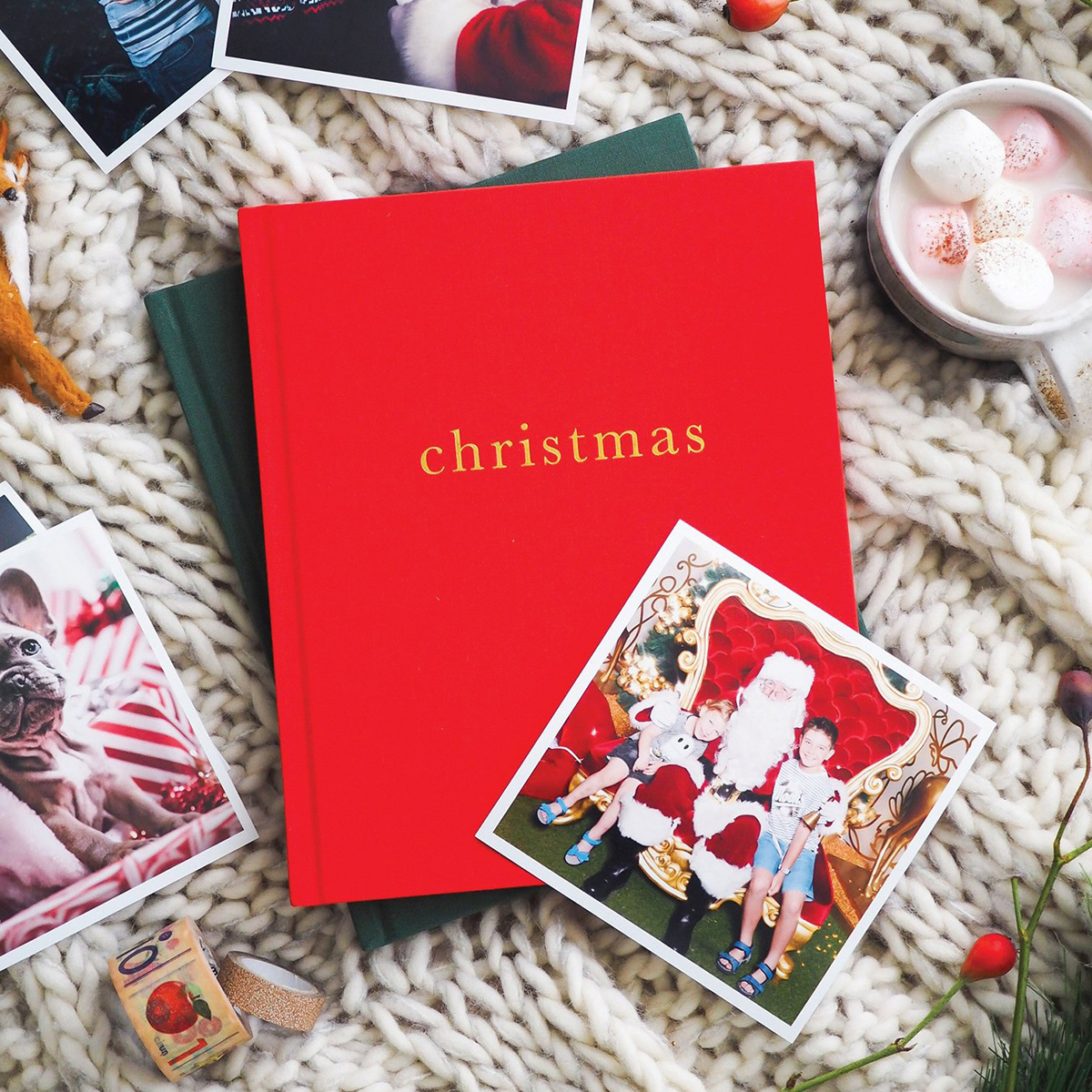 Write To Me Write to Me - Christmas, Family Book, Red