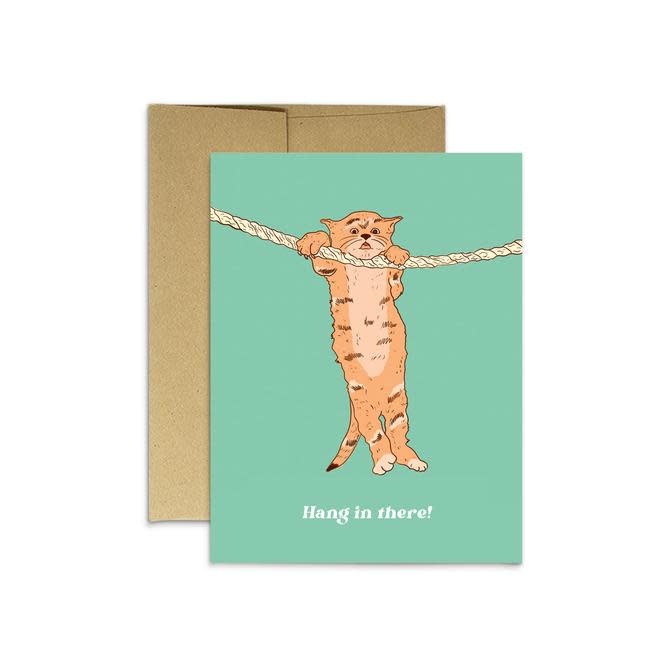 Party Mountain - PM Hang in There Cat Card