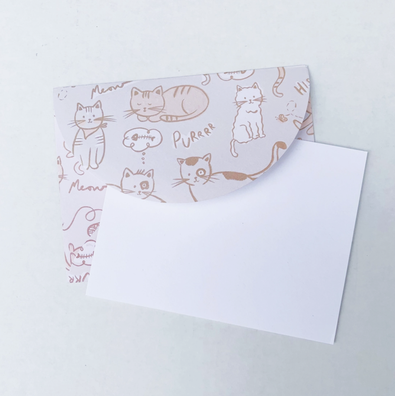 The Social Type - TST Kitties Envelope Notes, Set of 10