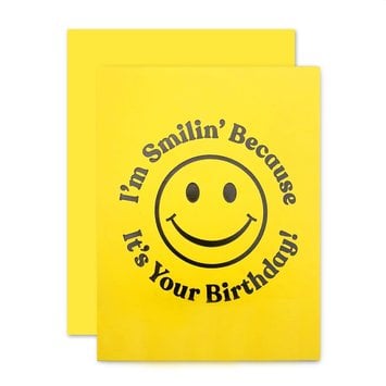 Bella Printed Mini Waffle Maker - Yellow Smiley - Yellow Smiley