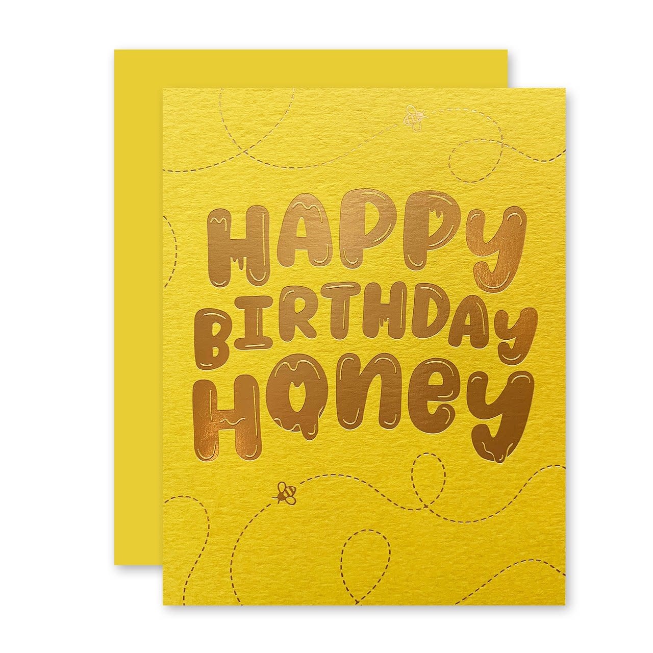 TSTGCBI0047 - Happy Birthday Honey - Gus and Ruby Letterpress