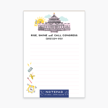 Party of One - POO Call Congress Notepad