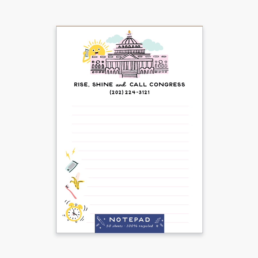 Party of One - POO Call Congress Notepad