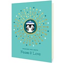 Night Owl Paper Goods - NO NO NSHO - Penguin Peace And Love, Set of 8
