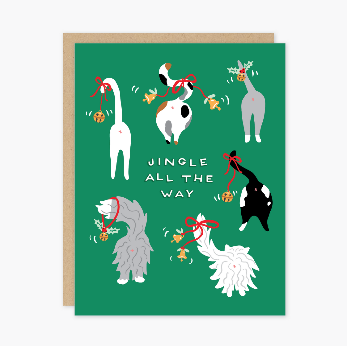 Party of One - POO Jingle Cats Holiday Card