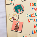 1973, Ltd. - 1973 Christmas Fun Stickers + Labels