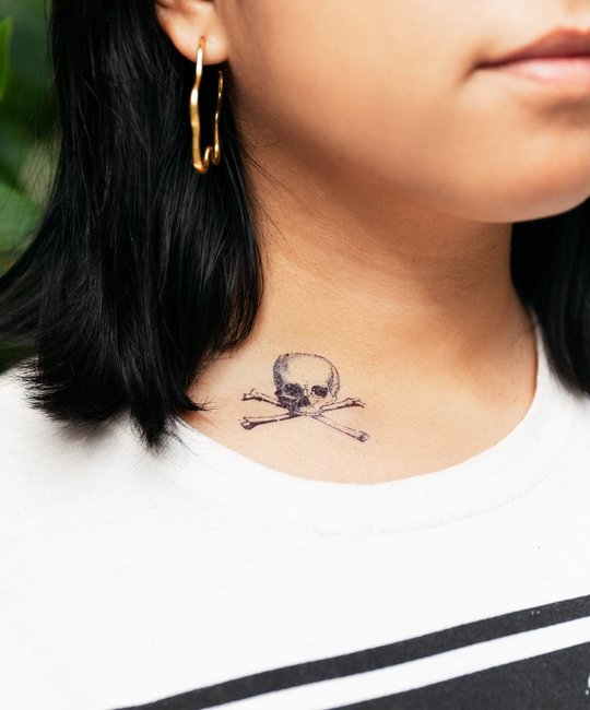 Tattly - TA Tattly - Cartolina Skull Tattoo