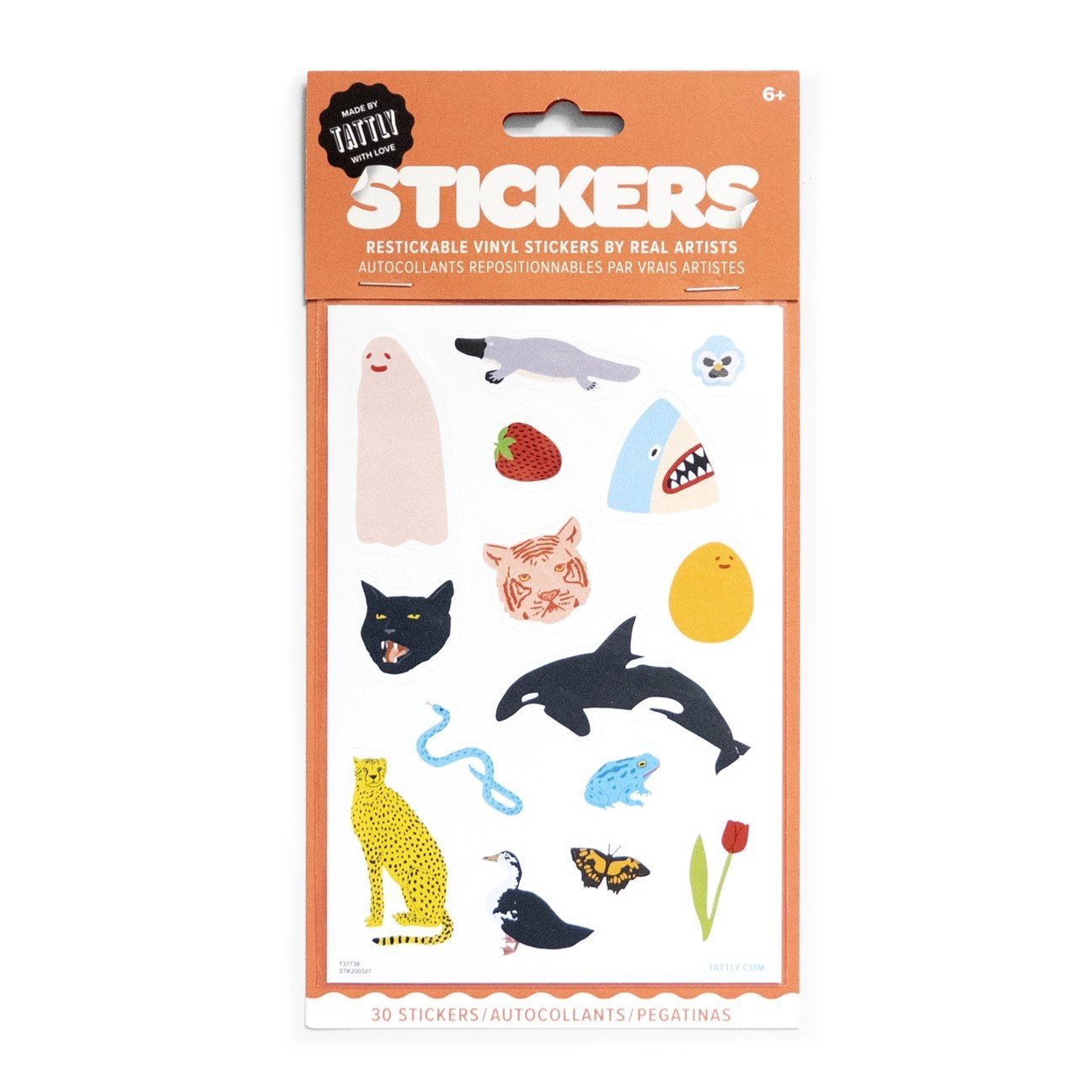 Tattly - TA Tattly -  Creature Party Sticker Sheet