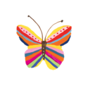 Tattly - TA Tattly - Rainbow Butterfly Tattoo | Set of 2
