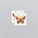 Tattly - TA Tattly - Rainbow Butterfly Tattoo | Set of 2