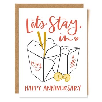 One Canoe Two Letterpress - OC Anniversary Take Out Card