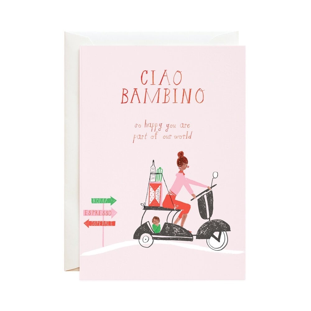 Mr. Boddington's Studio - MB Mr. Boddington's Studio - Ciao Bambino New Baby Card