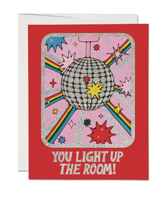 Red Cap Cards - RCC You Light Up the Room Card