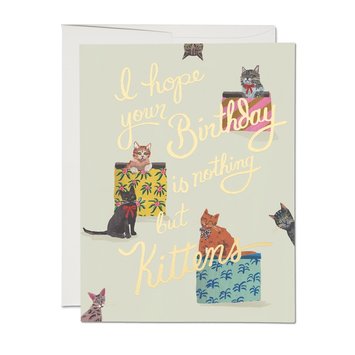 Red Cap Cards - RCC Nothing But Kittens Birthday Card