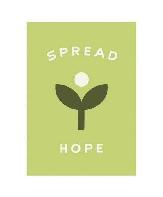 Worthwhile Paper - WOP Worthwhile Paper - Spread Hope Print, 5" x 7"