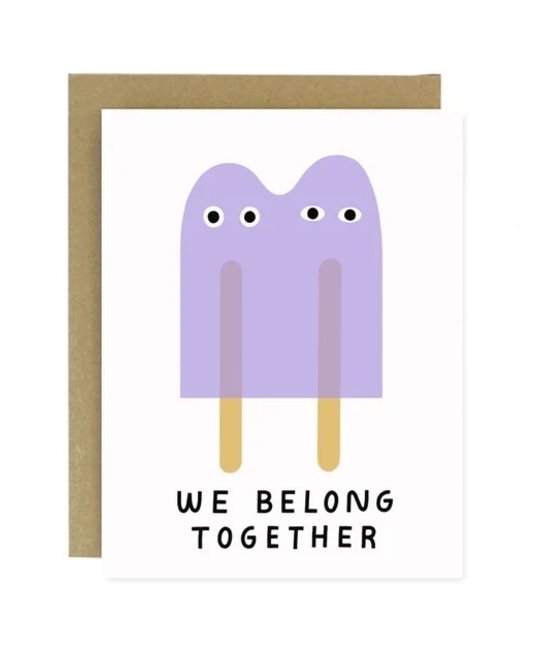 Worthwhile Paper - WOP We Belong Together Popsicles Card