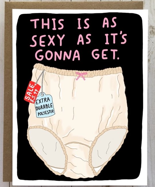 Bangs & Teeth - BAT Sexy Granny Panties Card