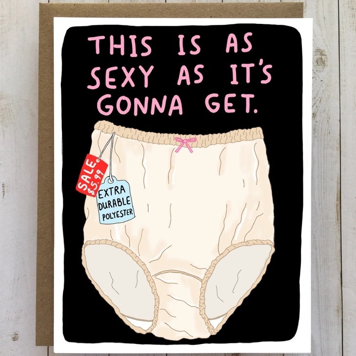 Bangs & Teeth - BAT Sexy Granny Panties Card