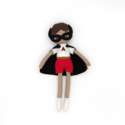 Creative Co-Op - CCO Plush Super Hero Doll (Assorted)