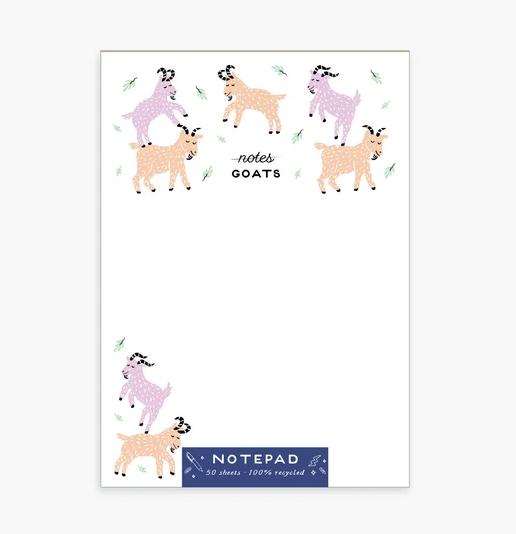 Party of One - POO Notes Goats Notepad
