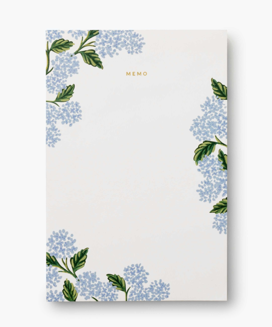 Rifle Paper Co - RP Rifle Paper Co. - Hydrangea Memo Notepad