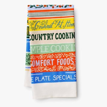 Rifle Paper Co - RP Rifle Paper Co. - Cookbooks Tea Towel