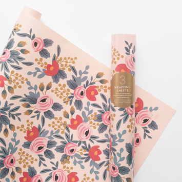 Rifle Paper Co - RP Rifle Paper Co. - Blushing Rosa Roll (3 19.5x27 Inch sheets)