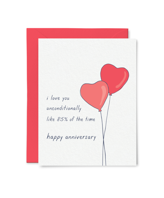 Tiny Hooray - TIH (formerly Little Goat, LG) Unconditional Love Anniversary Card