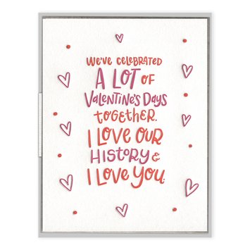 Ink Meets Paper - IMP Ink Meets Paper - Our History Valentine Card